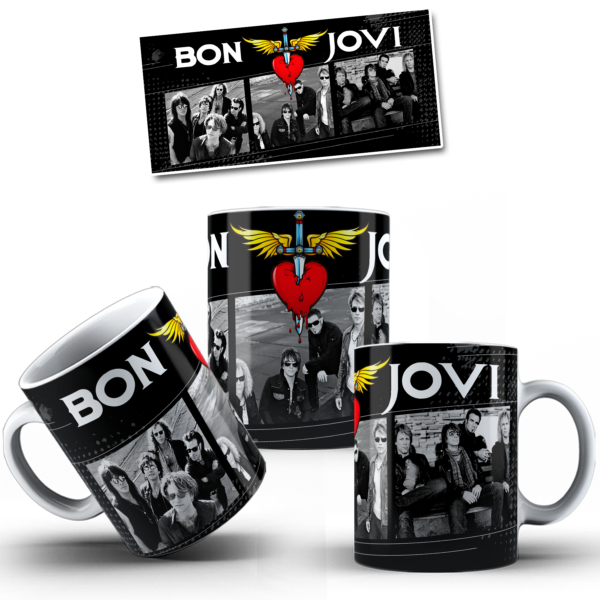 TAZAS BANDA DE ROCK - Imagen 2